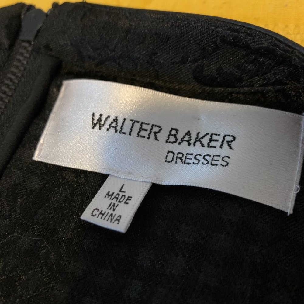 Walter Baker Sheath Dress - Pleather, Lace - Picture 7 of 7